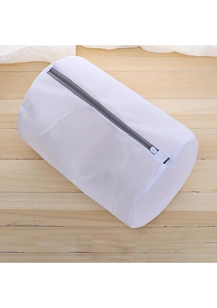 25 x 30 cm Stili Gri Fermuar Örgü Yıkama Torbaları Ev Çamaşır Makinesi Çantası Çamaşırhane Iç Çamaşırı Sutyen Çorap Kirli Giysiler Organizatör Çamaşır Sepeti (Yurt Dışından)
