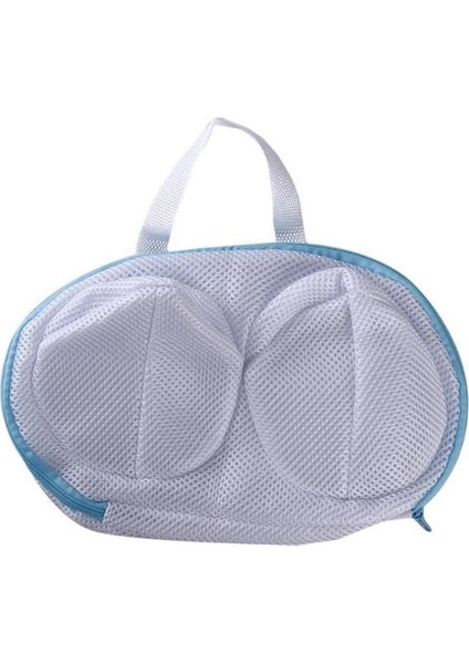 Mavi Stil Çamaşır Makinesinde Yıkama Özel Çamaşır Sutyen Torbası Deformasyon Önleyici Sütyen Iç Çamaşırı Yıkama Hasır Çanta Ev Fermuarlı Çamaşır Torbası (Yurt Dışından)