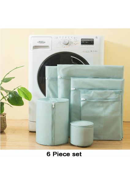 K-6 Parça Set Stili Seyahat Katlanabilir Örgü Çamaşır Torbası, Iç Çamaşır Torbası, Polyester Çamaşır Torbası, Sütyen Çamaşır Torbası Seti (Yurt Dışından) fiyatları