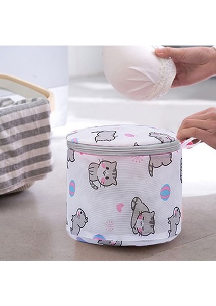 L 50X60CM Stili Sevimli Kedi Desen Giyim Yıkama Torbası Kalınlaşmak Makine Yıkama Örgü Çanta Çamaşır Torbası Iç Çamaşırı Kılıfı Giysi Koruma Ağı Lot (Yurt Dışından) fırsatları