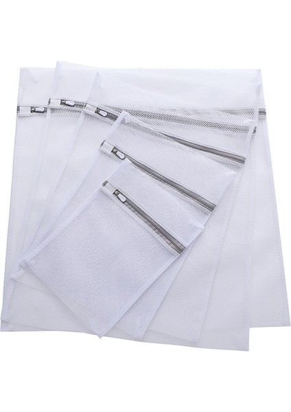 Kaba Net 50CMX60CM Stili Modern Polyester Çamaşır Torbası Çamaşır Makineleri Için Beyaz Kaba Örgü Çamaşır Torbaları Iç Çamaşır Çamaşır Yıkama Torbaları (Yurt Dışından) fırsatları