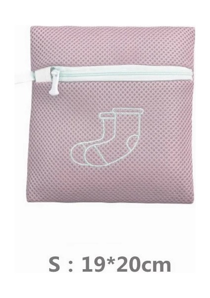 Xl 40-50CM Stili Yeni Stil Sutyen Pembe Nakış Çamaşır Torbası Yıkama Için Katlanabilir Örgü Seyahat Iç Çamaşırı Saklama Çantası (Yurt Dışından) fırsatları