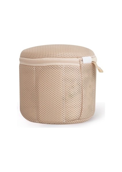 Bej Tarzı Sutyen Yıkama Torbası Yüksek Li Kalınlaşmış Örgü Çamaşır Makinesi Özel Iç Çamaşırı Sütyen Çamaşır Torbası Fermuar Makinesi Evde Bakım Yıkama Torbası (Yurt Dışından)