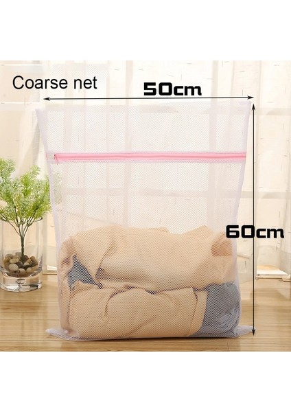 4 Adet Tarzı Çamaşır Torbası Giysi Çamaşır Makinesi Çamaşır Sutyen Yardımı Iç Çamaşırı Büyük Mesh Net Yıkama Kazak Örme Koruma Torbası Çamaşır Organizatörü (Yurt Dışından) indirimleri