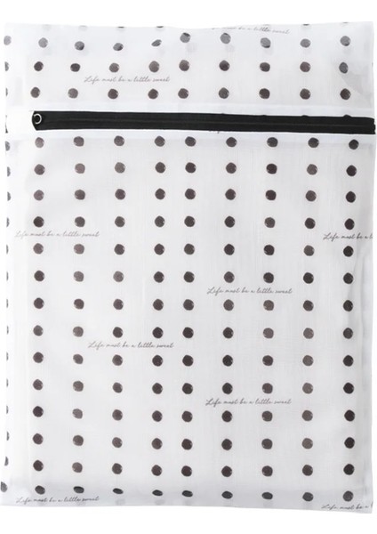 Nokta S 30X40CM Stili Renkli Taş Stil Fermuarlı Örgü Çamaşır Torbası Polyester Çamaşır Net Çanta Iç Çamaşırı Çorap Çamaşır Makinesi Kılıfı Giysi Sutyen Çantaları (Yurt Dışından)