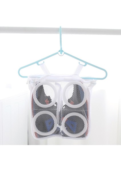 No.2 Tarzı Çamaşır Torbası Ayakkabı Ev Organizatör Çanta Örgü Çamaşır Ayakkabıı Çanta Iç Çamaşırı Sutyen Ayakkabı Havalandırma Kuru Alet Taşınabilir Çamaşır Yıkama Torbaı (Yurt Dışından) modelleri