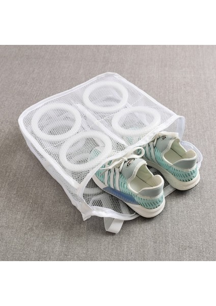 No.2 Tarzı Çamaşır Makinesi Ayakkabı Çanta Seyahat Ayakkabı Saklama Torbaları Taşınabilir Örgü Çamaşır Torbası Anti-Deformasyon Koruyucu Giysi Düzenleyici (Yurt Dışından) modelleri