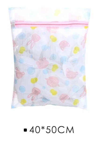 40X50CM Tarzı 6 Boyutlu Fermuarlı Katlanabilir Naylon Çamaşır Torbası Sutyen Çorap Iç Giyim Çamaşır Makinesi Koruma Ağı Örgü Çantalar (Yurt Dışından)