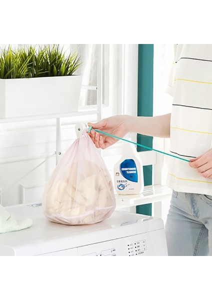 Beyaz S Tarzı Ev Polyester Çamaşır Torbaları Giyim Sutyen Depolama Çamaşır Makinesi Kazak Iç Çamaşırı Aksesuarları Kasa Malzemeleri Ürün Korumak (Yurt Dışından) fırsatları