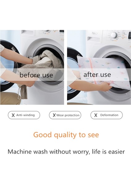 Yeşil 40-50CM Stili 18 Boyutlu Polyester Çamaşır Torbası Örgü Fermuarlı Çamaşır Makinesi Çantası Renkli Baskı Giysileri Organizatör Iç Çamaşırı Çamaşır Yıkama Torbaları (Yurt Dışından) modelleri