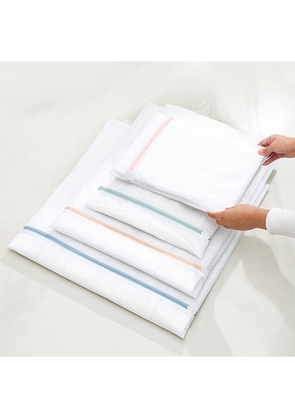 40X50CM Tarzı 7 Boyutlu Çamaşır Makinesi Çamaşır Torbaları Örgü Iç Çamaşırı Çorap Çamaşır Torbası Fermuarlı Seyahat Giysileri Organizatör Bolsa De Lavanderia (Yurt Dışından)
