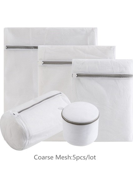 Corase Mesh 5'li Stil Clothelot Çamaşır Makinesi Için Iki Stil Çamaşır Torbası Kirli Çamaşır Torbaları Polyester Iç Çamaşırı Çantası Sutyen Koruma Ağı Kılıfı (Yurt Dışından) fiyatları