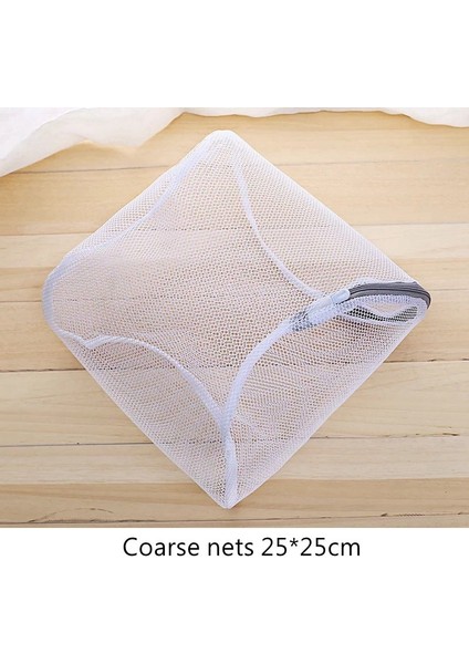 Kaba Ağ 25X25CM Stili Fermuar Fileli Çamaşır Torbası Polyester Çamaşır Yıkama Torbaları Kaba Net Çamaşır Sepeti Çamaşır Makineleri Çamaşır Torbaları Fileli Sutyen Torbası (Yurt Dışından) fiyatları