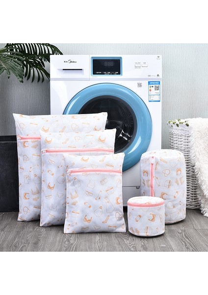 Kaktüs Baskı Stili 40-50CM 3 Çeşit Baskı Çamaşır Torbası Çorap Iç Çamaşırı Net Örgü Sütyen Çamaşır Sepeti Polyester Yıkama Organizatör Çamaşır Aksesuarları (Yurt Dışından) modelleri