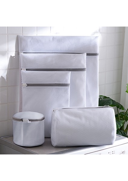 Silindir 22-33CM Tarzı Yükseltme Hücresel Ağ Çamaşır Torbası Örgü Çamaşır Makinesi Torbaı Korumalı Sütyen Çorapı Iç Çamaşırı Yıkama Torbası Polyester Kirli Çamaşır Sepeti (Yurt Dışından) modelleri