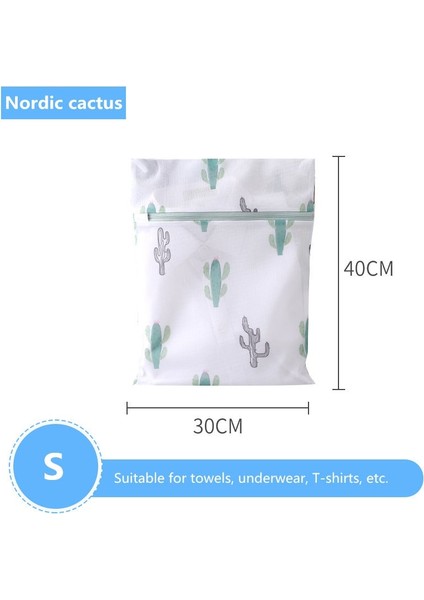 S 30-40CM Stili Polyester Çamaşır Torbaları Iç Çamaşırı Sutyen Ev Tipi Çamaşır Makinesi Torbaları Baskı Örgü Çamaşır Torbası Kirli Çamaşır Organizatörü (Yurt Dışından) fiyatları