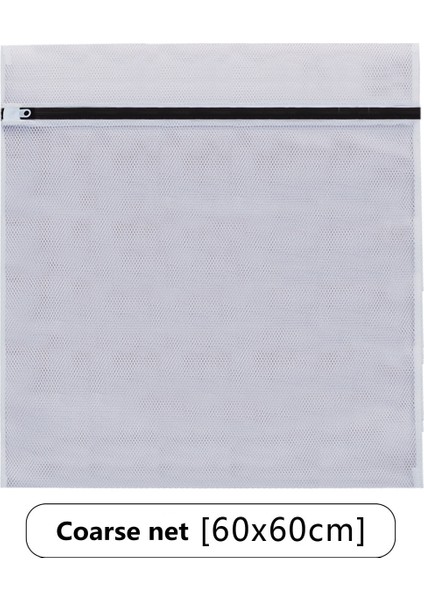 Kaba Net 60-60CM Tarzı Siyah Fermuarlı Çamaşır Makinesi Çantası Mesh Polyester Kirli Çamaşır Torbaları Yıkama Sutyen Iç Çamaşırı Saklama Kılıfı Katlanabilir Çamaşır Torbası (Yurt Dışından) fiyatları