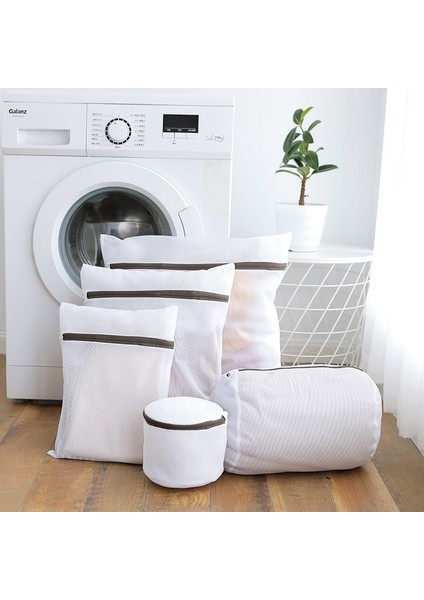 30X40CM Tarzı Büyük Çamaşır Torbaları Ince Örgü Giysiler Çamaşır Makineleri Için Sutyen Torbaları Iç Çamaşırı Çorapları Narinler Için Külotlu Çorap Torbası (Yurt Dışından)