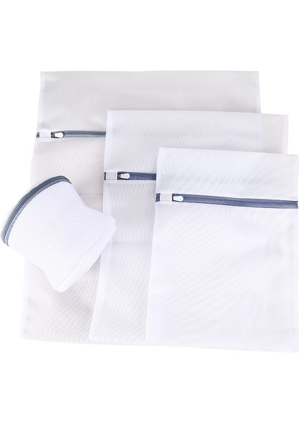 30X40CM Stili Gri Fermuar Örgü Yıkama Torbaları Ev Çamaşır Makinesi Çantası Çamaşırhane Iç Çamaşırı Sutyen Çorap Kirli Giysiler Çamaşır Sepeti (Yurt Dışından) modelleri