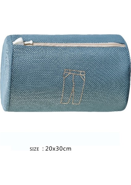 20X30CM Silindir Stili Morandi Nakış Çamaşır Torbası Çamaşır Torbası Iç Çamaşırı Çamaşır Makinesi Torbaları Taşınabilir Giyim Organizatör Çorap Sütyen Çamaşır Sepeti (Yurt Dışından)