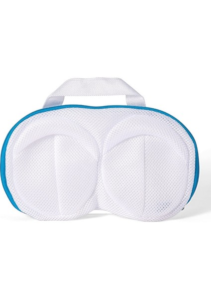 Mavi Stil Çamaşır Torbası Sutyen Çamaşır Makinesi Çamaşırhane Anti-Deformasyon Seyahat Taşınabilir Sutyen Iç Çamaşırı Organizatör Koruyucu Sutyen Yıkama Torbaları (Yurt Dışından)