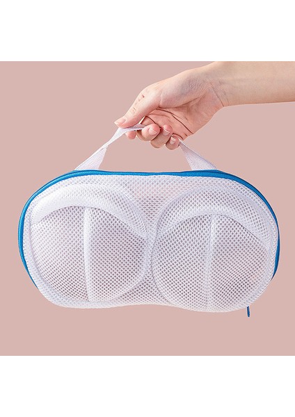 Mavi Stil Çamaşır Torbası Sutyen Çamaşır Makinesi Çamaşırhane Anti-Deformasyon Seyahat Taşınabilir Sutyen Iç Çamaşırı Organizatör Koruyucu Sutyen Yıkama Torbaları (Yurt Dışından) fiyatları