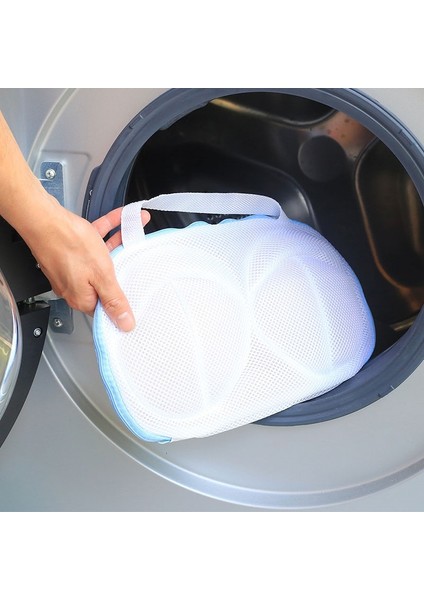 Gri 2 Tarzı Taşınabilir Makinede Yıkama Sutyen Çantaları Ev Örgü Anti-Deformasyon Çamaşır Konteyner Torbası Kalınlaşmak Yıkama Iç Çamaşırı Fermuar Organizatör (Yurt Dışından)