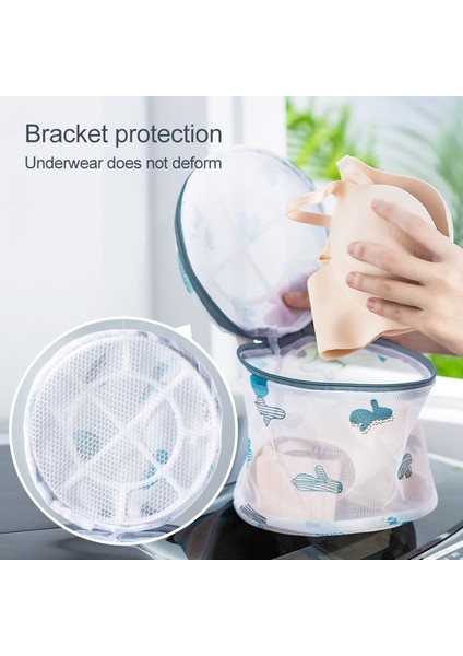 B Tarzı Mosodo Kalın Çamaşır Torbaları Çamaşır Makinesinde Net Iç Çamaşırı Sutyen Örgü Çanta Deforme Değil 5 Parça Set Baskı Büstü Yıkama Torbası (Yurt Dışından) fiyatları