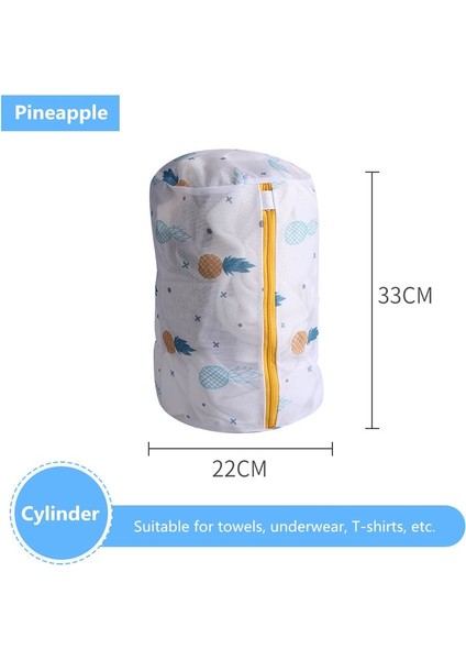 Sarı 22-33CM Tarzı 18 Boyutlu Polyester Çamaşır Torbası Örgü Fermuarlı Çamaşır Makinesi Çantası Renkli Baskı Giysileri Organizatör Iç Çamaşırı Çamaşır Yıkama Torbaları (Yurt Dışından) fiyatları