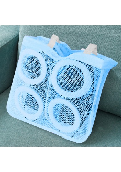 Beyaz Beden M Tarzı Örgü Çamaşır Makinesi Ayakkabı Çantası Seyahat Ayakkabı Saklama Torbaları Taşınabilir Örgü Çamaşır Torbası Anti-Deformasyon Koruyucu Giysi Düzenleyici (Yurt Dışından) fiyatları