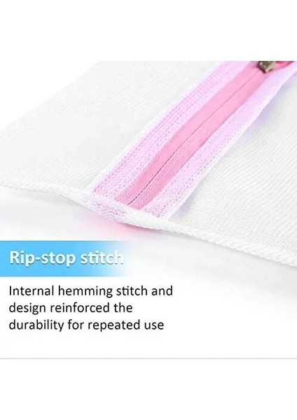 60X60 Ince Ağ Stili Premium Fermuarlı Hasır Çamaşır Torbaları, Seyahat Saklama Çantaları, Çamaşırlar Için Giysi Yıkama Torbaları, Bluz, Sütyen (Yurt Dışından) modelleri