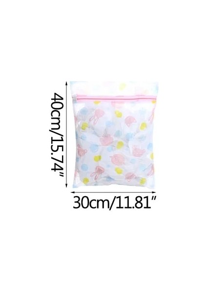 30X40CM Tarzı Çamaşır Makinesi Özel Çamaşır Torbası Kaba Örgü Ince Örgü Çanta Banyo Aksesuarları Bakım Yıkama Torbası Kalınlaşma Iç Çamaşırı Sutyen Çantası (Yurt Dışından)