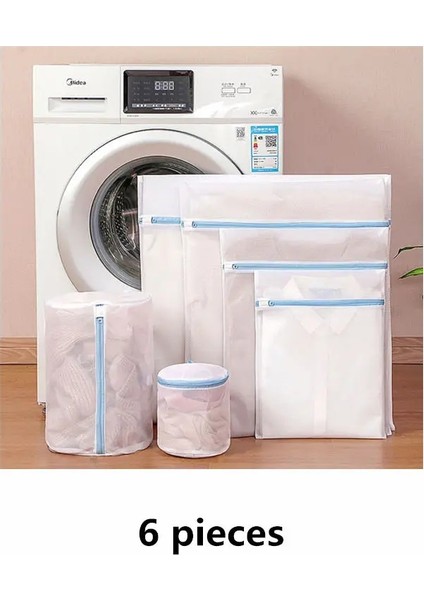 R-6 Parça Set Stili Seyahat Katlanabilir Örgü Çamaşır Torbası, Iç Çamaşır Torbası, Polyester Çamaşır Torbası, Sütyen Çamaşır Torbası Seti (Yurt Dışından) fiyatları