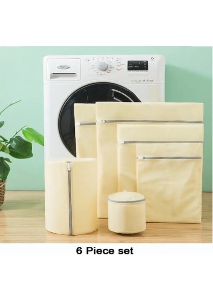 R-6 Parça Set Stili Seyahat Katlanabilir Örgü Çamaşır Torbası, Iç Çamaşır Torbası, Polyester Çamaşır Torbası, Sütyen Çamaşır Torbası Seti (Yurt Dışından) modelleri