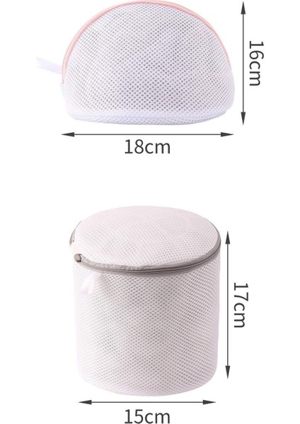 1 Pembe - 1 Gri Stil Çamaşır Makinesi Çamaşır Torbaları Iç Çamaşırı Organizatör Seyahat Taşınabilir Sutyen Saklama Çantası Polyester Örgü Çamaşır Torbası Ev Çamaşır Ürünü (Yurt Dışından) fiyatları