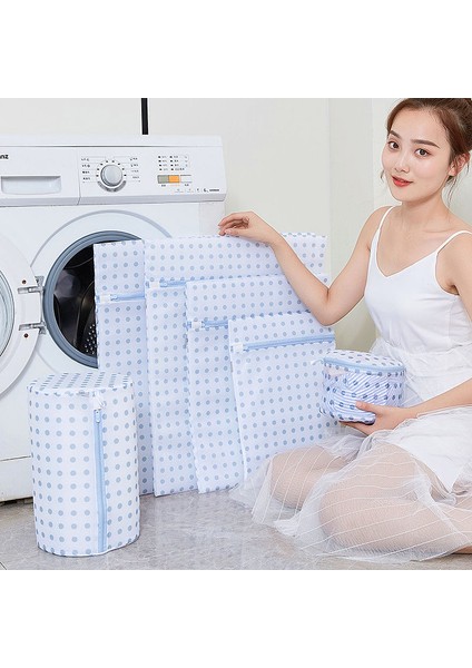 Xl 60-60CM Tarzı Yeni Çamaşır Torbası Çamaşır Çorabı Sutyen Iç Çamaşırı Katlanır Giyim Organizatör Çantası Polyester Örgü Yıkama Setleri (Yurt Dışından) modelleri