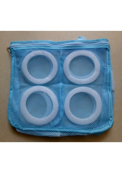 Mavi Stil Tembel Ayakkabı Yıkama Torbaları Ayakkabı Yıkama Torbaları Iç Çamaşırı Sütyen Ayakkabı Havalandırma Kuru Alet Örgü Çamaşır Torbası Koruyucu Organizatör (Yurt Dışından)