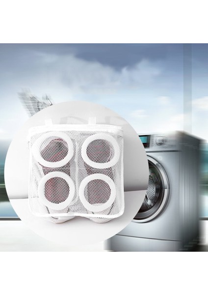 Mavi Stil Tembel Ayakkabı Yıkama Torbaları Ayakkabı Yıkama Torbaları Iç Çamaşırı Sütyen Ayakkabı Havalandırma Kuru Alet Örgü Çamaşır Torbası Koruyucu Organizatör (Yurt Dışından) modelleri