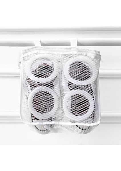 Mavi Stil Tembel Ayakkabı Yıkama Torbaları Ayakkabı Yıkama Torbaları Iç Çamaşırı Sütyen Ayakkabı Havalandırma Kuru Alet Örgü Çamaşır Torbası Koruyucu Organizatör (Yurt Dışından) fırsatları