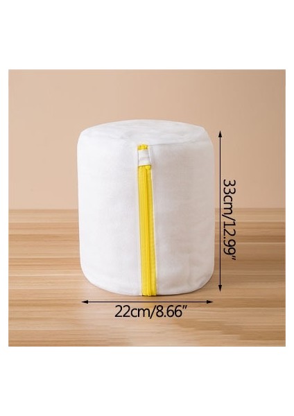 Ince Örgü Silindir Stili 6 Adet Kalınlaşmış Ince Örgü Çamaşır Torbası Iç Çamaşırı Seti Bakım Çamaşır Torbaı Makine Temizleme Malzemeleri Seyahat Giysileri Saklama Organizatör (Yurt Dışından)