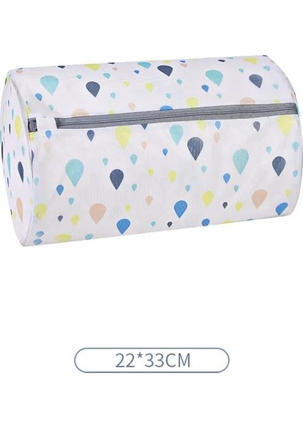 Silindir 22-33CM Tarzı Polyester Örgü Çamaşır Torbası Katlanabilir Seyahat Organizatörü Giyim Iç Çamaşırı Yıkama Torbası Ince Net Çamaşır Makinesi Torbaları Çamaşır Sepeti (Yurt Dışından) fiyatları