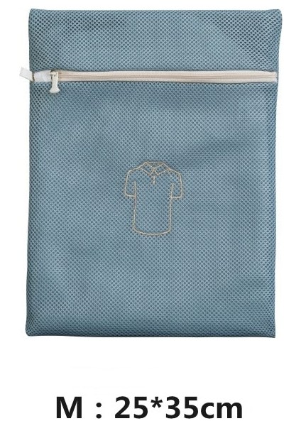 M 25-35CM Stili Nakış Fermuarlı Çamaşır Torbası Taşınabilir Giyim Organizatör Iç Çamaşırı Çorap Sutyen Çamaşır Örgü Çanta (Yurt Dışından)