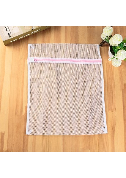 Kaba 30CMX40CM Stili 5 Boyutlu Beyaz Kaba Örgü Çamaşır Torbaları Çamaşır Makineleri Için Iç Çamaşır Çamaşır Yıkama Torbaları Modern Pet+Pe Polyester Çamaşır Torbası (Yurt Dışından) indirimleri