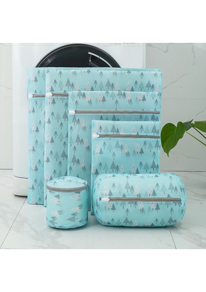 Menekşe Tarzı Renkli Polyester Baskı Çamaşır Torbaları Iç Çamaşırı Sutyen Çamaşır Makinesi Çantası Örgü Seyahat Organizatör Yıkama Torbası Katlanır Çamaşır Sepeti (Yurt Dışından)