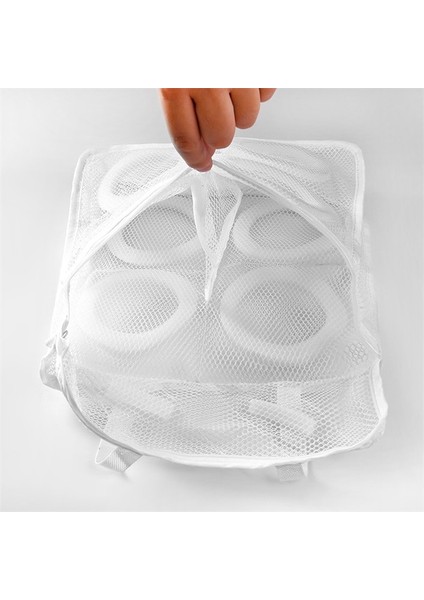 Beyaz Stil Oes Yıkama Asılı Torba Kuru Sneaker Örgü Çamaşır Torbaları Ev Giysileri Kullanma Yıkama Net Yıkama Torbasını Korumak (Yurt Dışından) modelleri