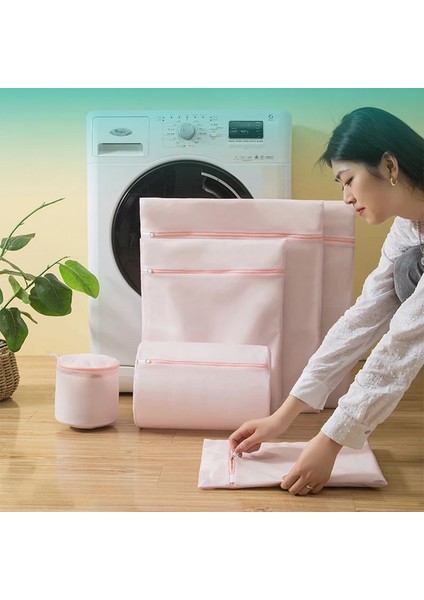 Pembe S Tarzı Güzel Açık Pembe Çamaşır Torbası Giysileri Korumak Için Yüksek Li Çamaşır Makinesi Torbası Sınıflandırılmış Yıkama Ev Ağı Torbaları (Yurt Dışından) modelleri