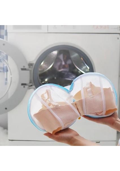 Mavi Stil L Beden Iç Çamaşırı Çamaşır Torbası Çorap Çamaşır Torbası Balensiz Iç Çamaşırı Sütyen Çamaşır Torbası Çamaşır Makinesi Için 2 Renk Mesh Net Çanta (Yurt Dışından)