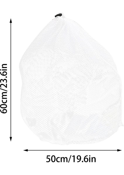 80 x 60 cm Stili 2021 Yeni Takım Çamaşır Torbası Çamaşır Filesi Çamaşır Torbaları Çamaşır Makinesi Kordon Stoperi Naylon Çamaşır Makinesi Kuru Temizleme Makinesi (Yurt Dışından)
