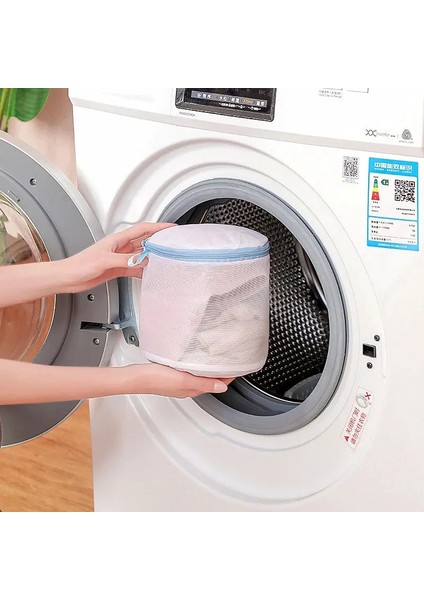 M 30-40CM Stili Çamaşır Torbaları Sütyen Çorap Iç Çamaşırı Polyester Örgü Kirli Çamaşır Torbası Sütyen Iç Çamaşırı Düzenleyici Yıkama Işlemi Özel Yıkama Kitleri (Yurt Dışından)