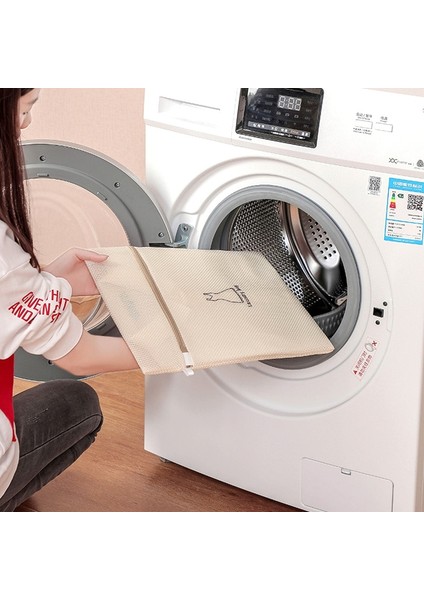 No.6 Tarzı Çamaşır Torbası Sutyen Iç Çamaşırı Gömlek Giysileri Özel Kalınlaşmak Makine Yıkama Mesh Net Çanta Seti Açık Paket Saklama Poşetleri (Yurt Dışından)